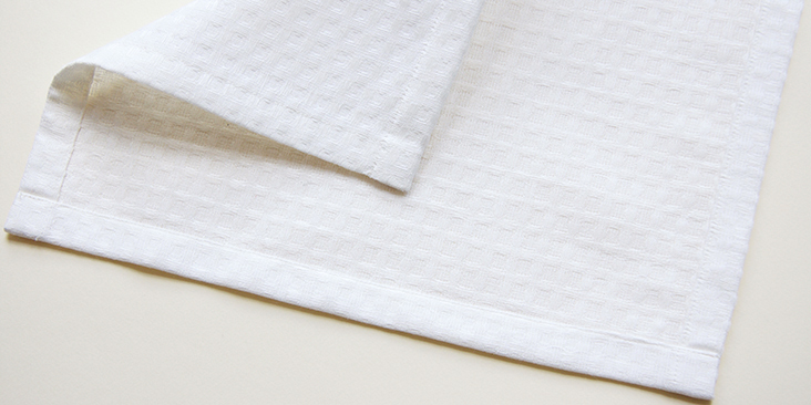 Process Review: Leftover Linen Waffle Weave Washcloths – Warped for Good