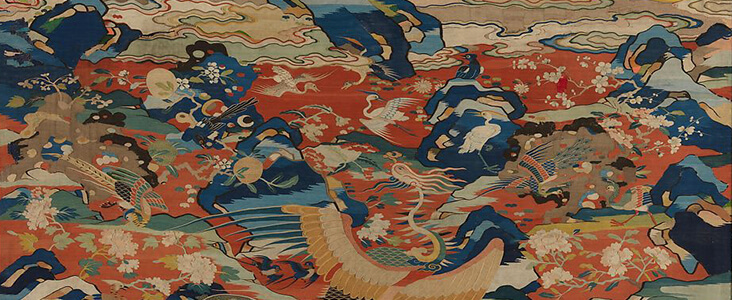 Details about   47"*China Cloth Silk Embroidery Plum Blossom Magpie Mural Painting Tapestry喜上眉梢2 
