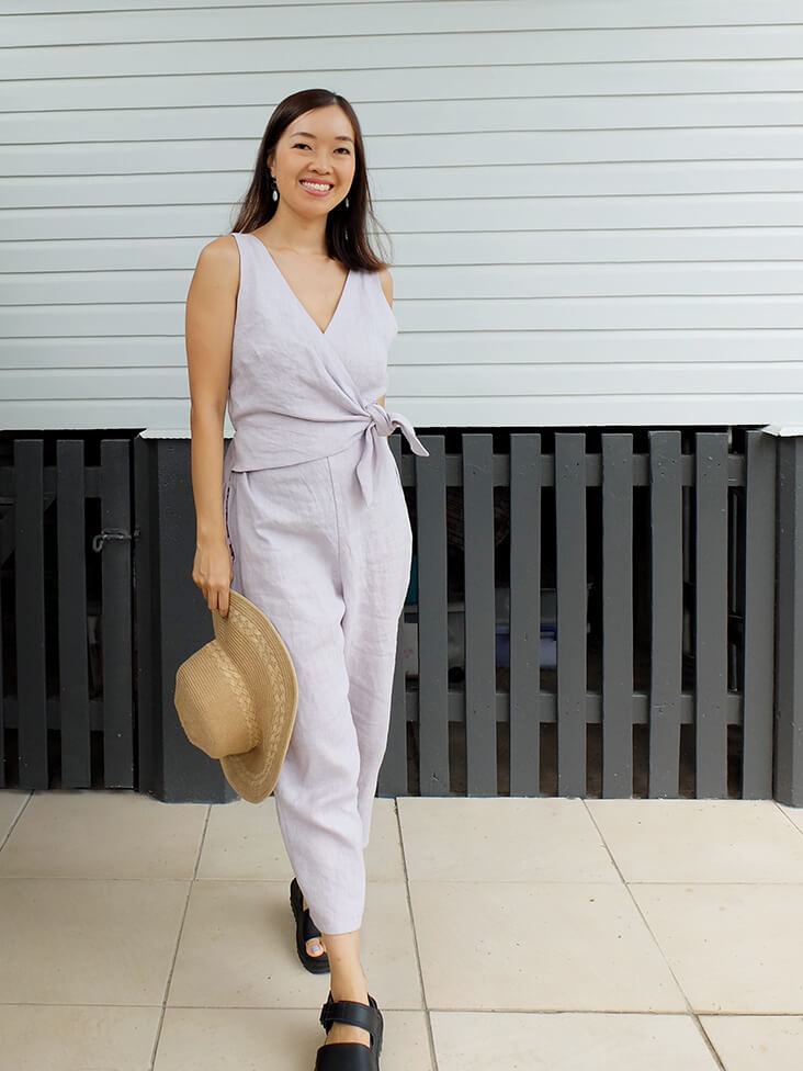 Curated By You: Mel Makes The Sierra Jumpsuit by Papercut Patterns In ...
