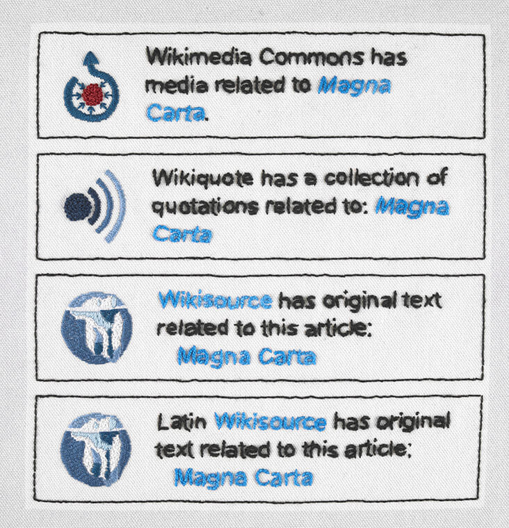 It takes a village: embroidering the Wikipedia page on Magna Carta – the  thread