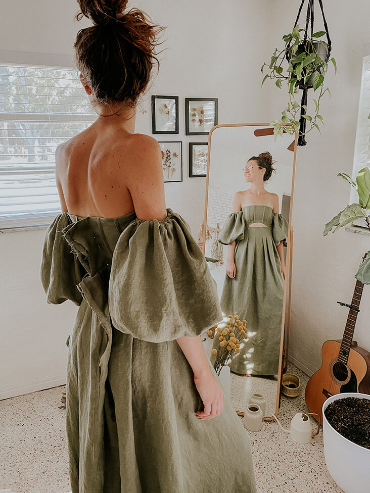 The Linen Bridesmaid Gown – the thread