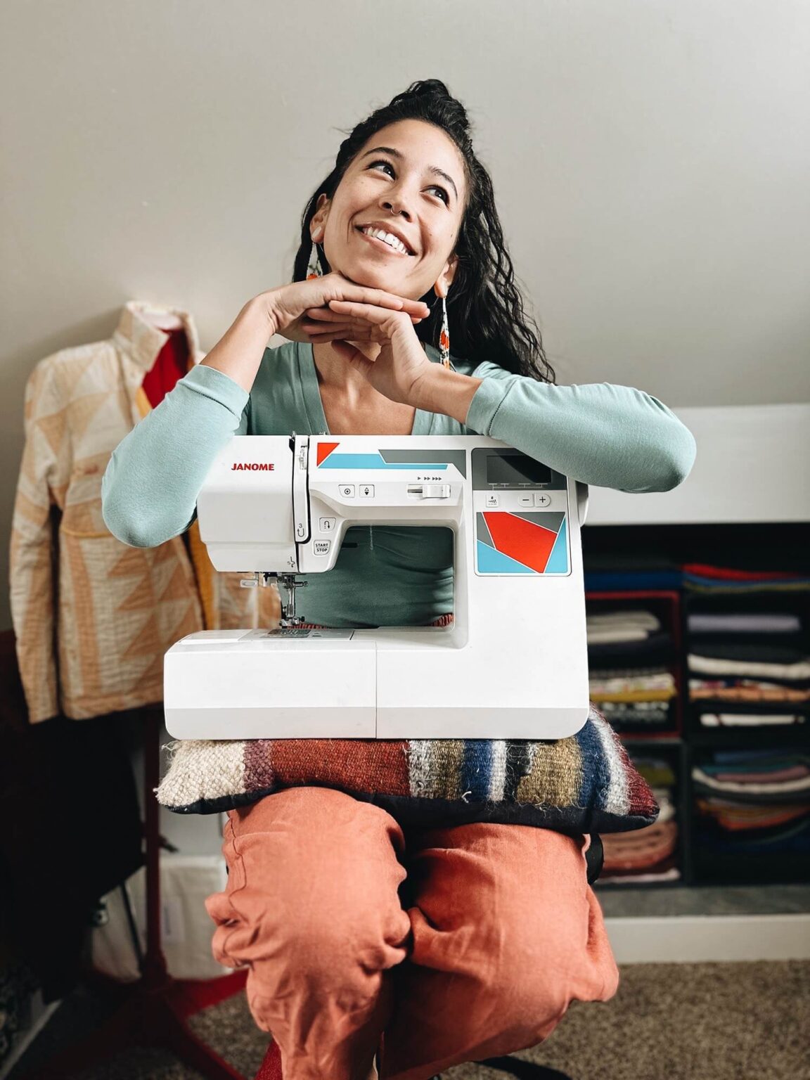 Sewing Machine Review Janome MOD200 the thread