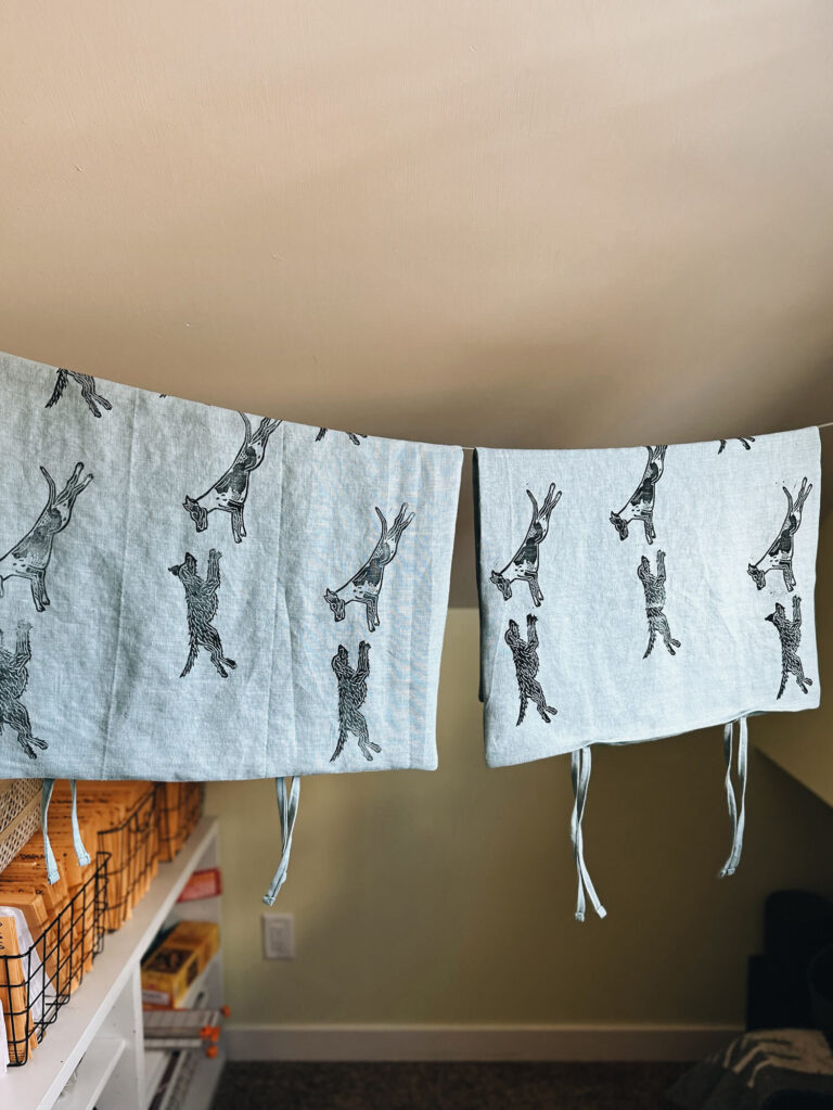 Tutorial How To Make Block Printed Fabric the thread