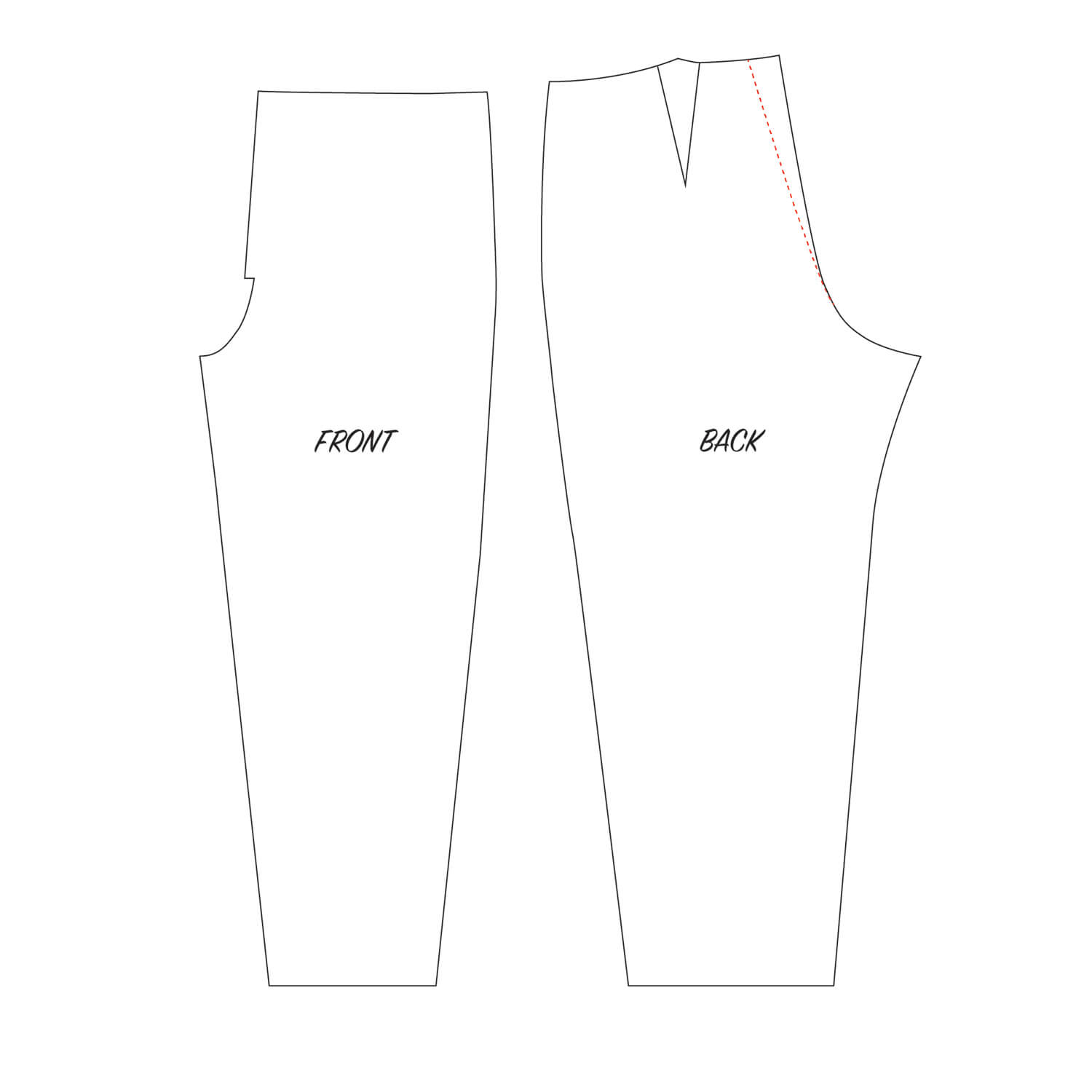 Learn How to Draft the Basic Pants Pattern - The Shapes of Fabric | Pants  pattern, Pants sewing pattern, Pants pattern free
