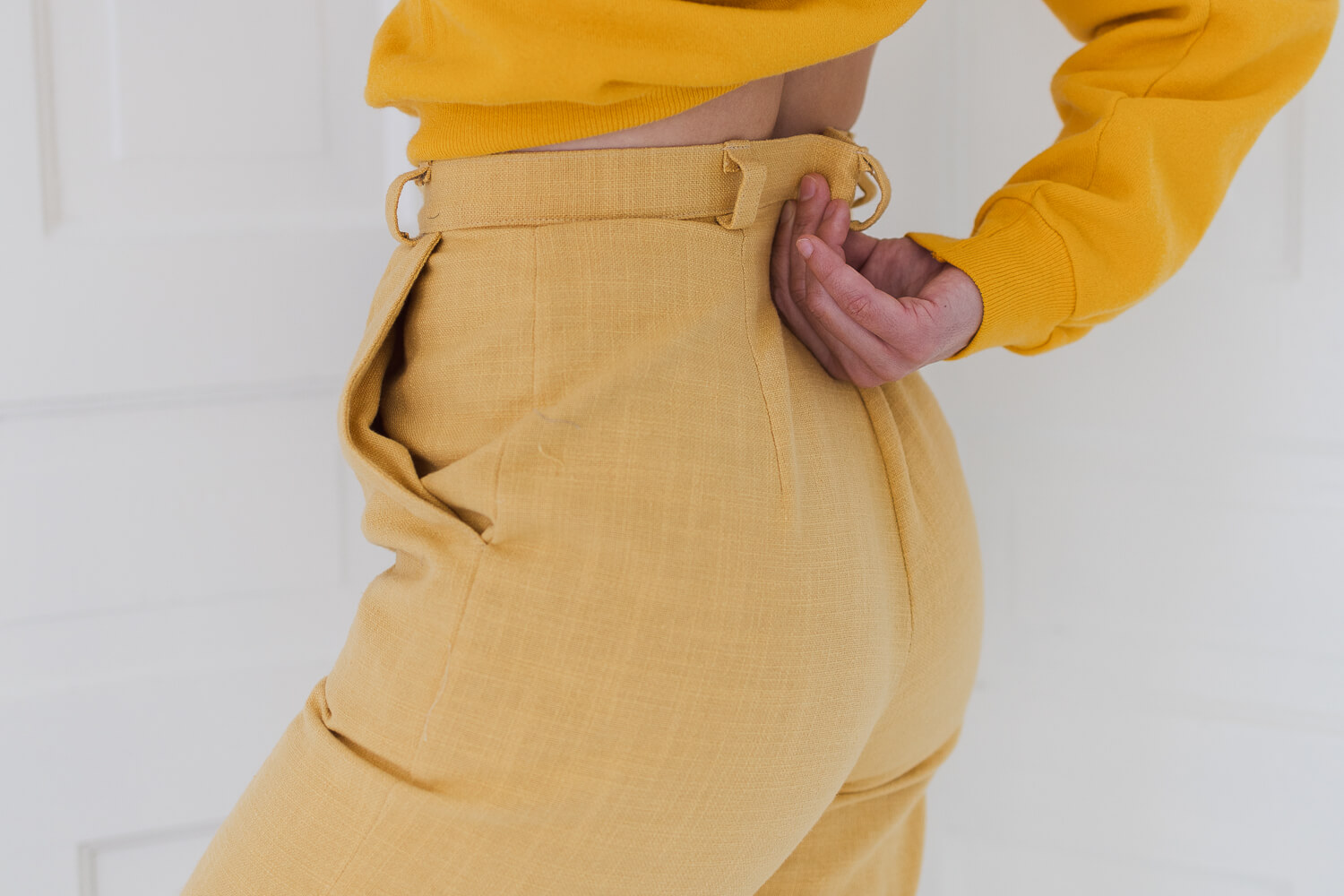 How to extend the waist band of trousers - quick and easy tutorial! 