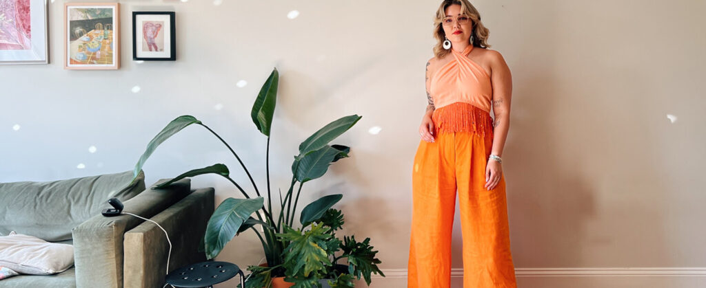 Bold, Bright and Beautiful: Birthday Outfit in Disco Peach – the